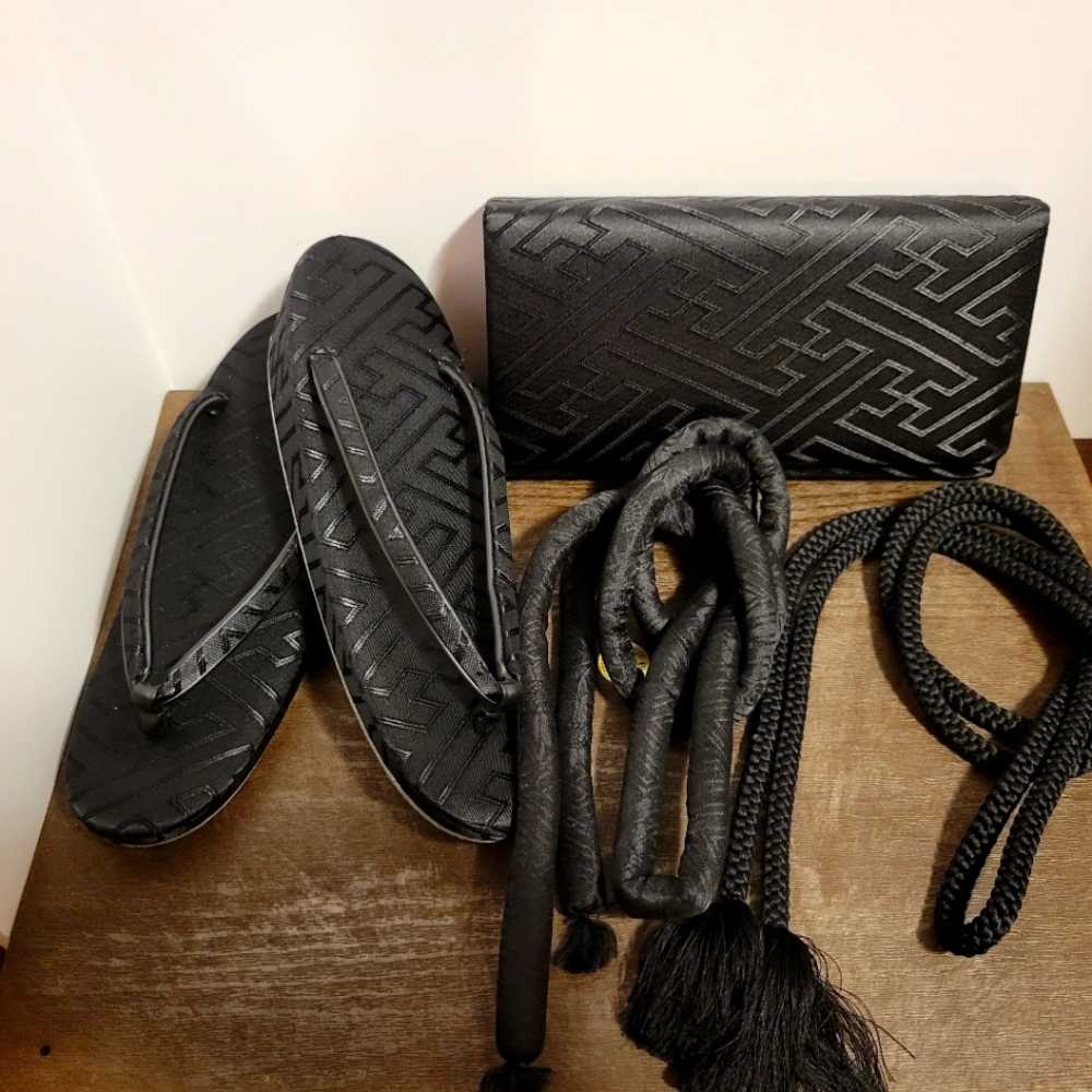 Zori and bag set